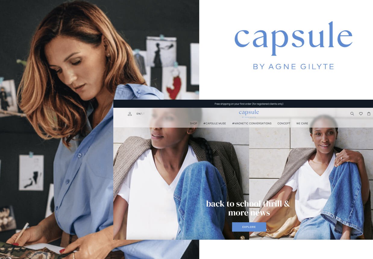 Capsule.love – elektroninė drabužių parduotuvė