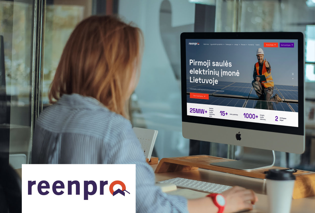 Reenpro.lt – reprezentacinė svetainė